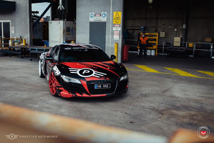  Audi R8 V10 on Vossen Wheels (VPS-315T) 2017 года  (фото 4 из 6)